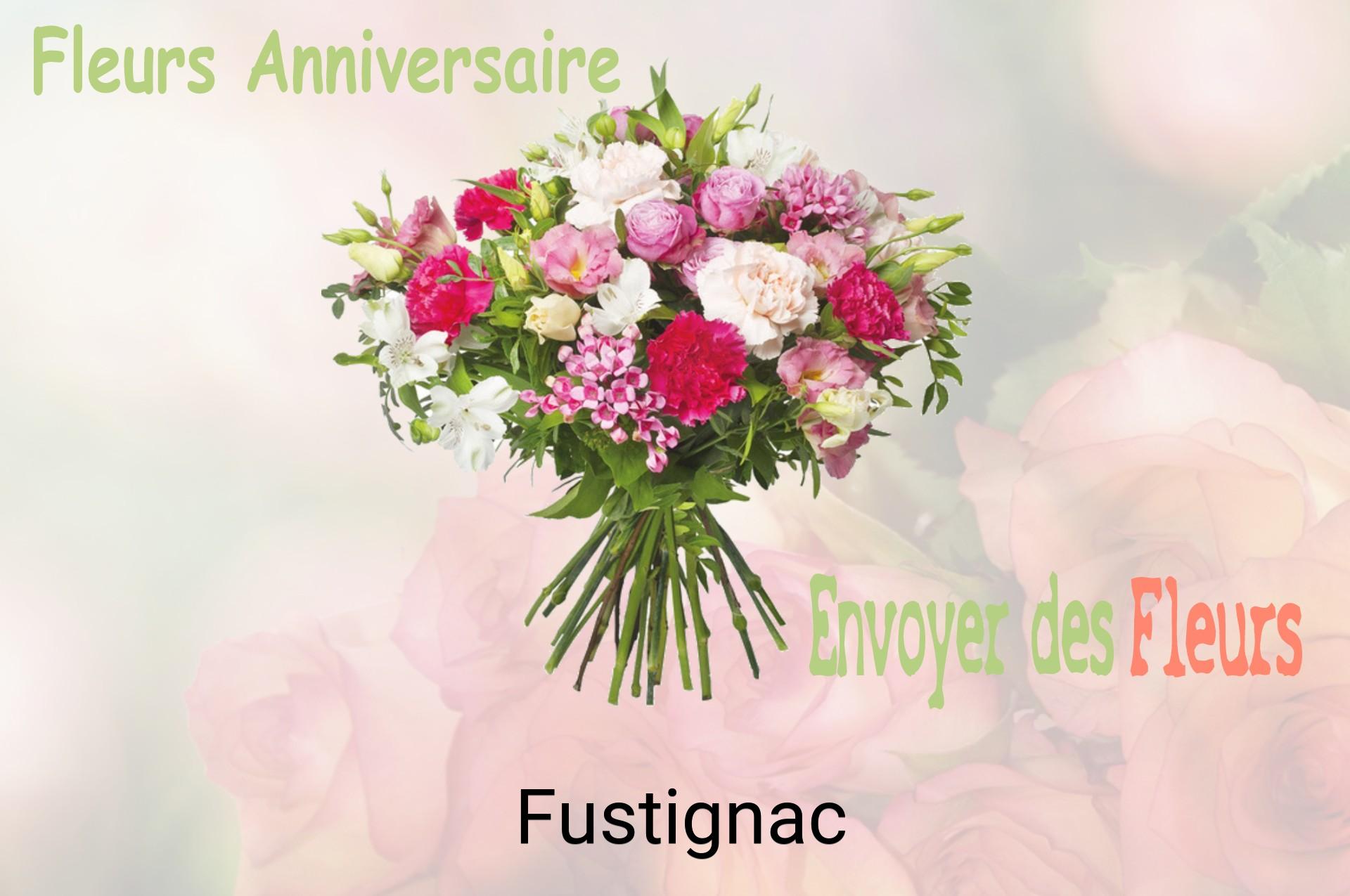 Bouquet de fleurs d’anniversaire livré à Fustignac